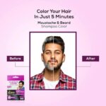 Vcare Moustache & Beard Shampoo Colour Black 17ml - Image 5