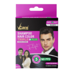 Vcare Hair Colour Triple Plus Shampoo Black 15ml