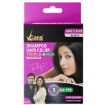 Vcare Hair Colour Triple Plus Shampoo Black 25ml
