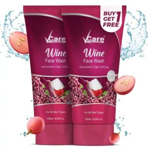 Vcare Wine Face Wash Buy 1 Get 1 Free 100ml