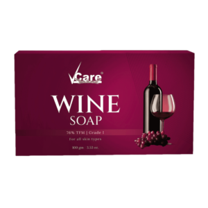 Vcare Red Wine Soap 100g
