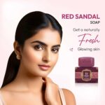 Vcare Red Sandal Soap 100g - Image 4