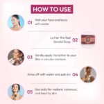 Vcare Red Sandal Soap 100g - Image 6