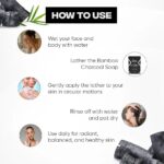 Vcare Bamboo Charcoal Soap 100g - Image 4