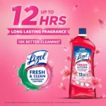 Lizol Fresh Clean Bathroom Cleaner Floral Oil 1L - Image 2