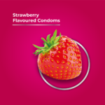 Skore Strawberry Pack Of 3 Condom - Image 3