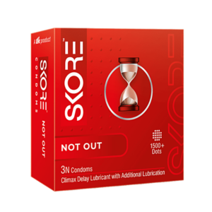Skore Not Out Pack Of 3 Condom