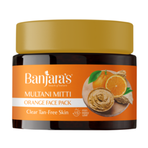 Banjaras Multani Mitti Orange Face Pack Cream 100g