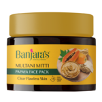 Banjaras Multani Mitti Papaya Face Pack Cream 100g