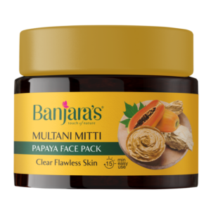 Banjaras Multani Mitti Papaya Face Pack Cream 100g