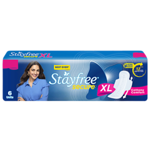 Stayfree Secure Extra Large XL Sanitary Pads 6pcs