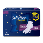 Stayfree Secure Night XXL Sanitary Pads 6pc