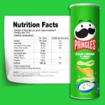 Pringles Potato Chips Sour Cream & Onion Flavour 107g - Image 3