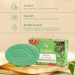 Gokul Neem Tulasi Clear Skin Soap 75g - Image 4