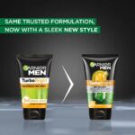 Garnier Men Turbo Bright Anti Dullness Refreshing Face Wash 100g - Image 2