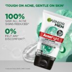 Garnier Men Acno Fight Acne Calming Gentle Gel Cleanser Face Wash 50g - Image 3