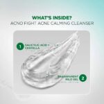 Garnier Men Acno Fight Acne Calming Gentle Gel Cleanser Face Wash 50g - Image 5