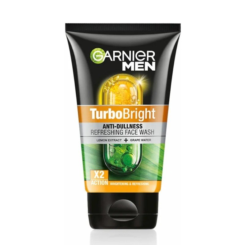 2026/05/1000505570.jpg Garnier Men Turbo Bright Anti Dullness Refreshing Face Wash 100g - Image 1
