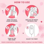 Godrej Aer Matic Crush Pink Petal Automatic Room Spray Set - Image 4