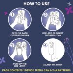 Godrej Aer Matic Valley Bloom Violet Automatic Spray Refill - Image 3