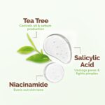 Mamaearth Oil Control With Tea tree Neem For Normal To Only Skin Face Wash 100ml - Image 4