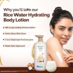 Mamaearth With Rice Water Niacinamide Hydration 7 in 1 Body Lotion 400ml - Image 2