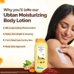 Mamaearth Ubtan With Turmeric Saffron Moisturizing 7 in 1 Body Lotion 100ml - Image 2