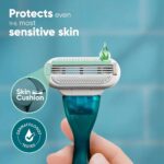 Gillette Venus Smooth Sensitive Aloe Hair Removal Razor For Women - Image 4
