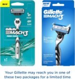 Gillette Mach 3 Smoothest Most Comfortable Manual Shaving Razer For Men - Image 2