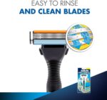 Gillette Victor 3 Fast Shave Pack Of 4 For Men - Image 2