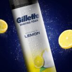 Gillette Lemon Pre Shaving Foam 196g - Image 6