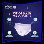 Whisper Super Absorbent Period Panty Sanitary Pads M-L 6 Panties - Image 5