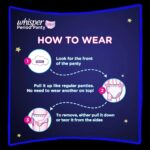 Whisper Super Absorbent Period Panty Sanitary Pads M-L 6 Panties - Image 6