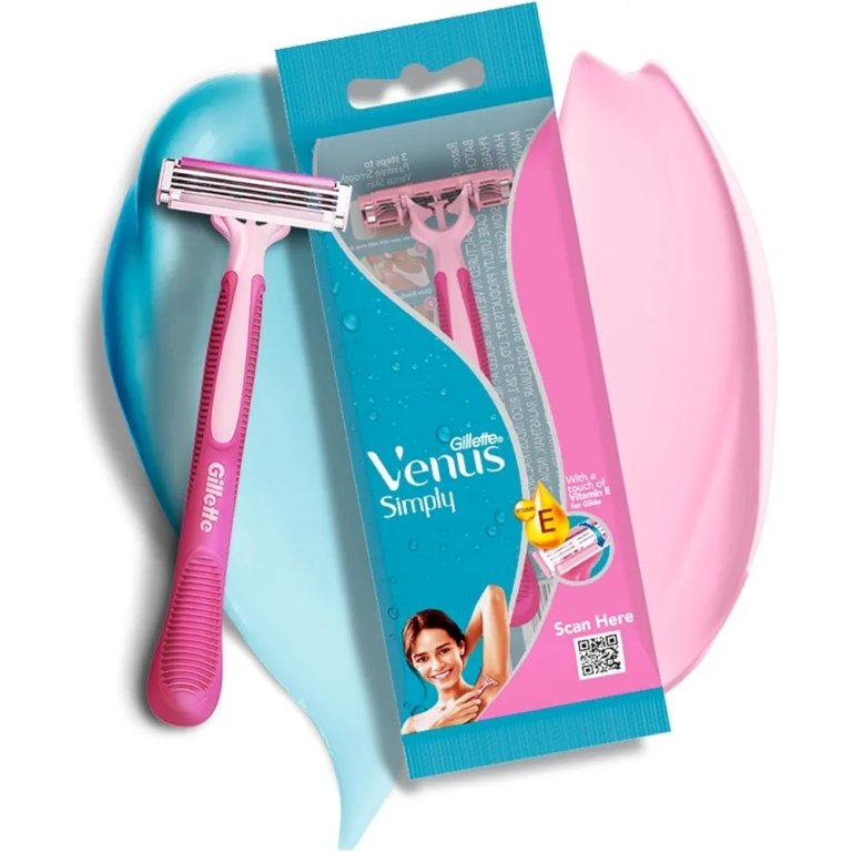 2026/05/1000511318.jpg Gillette Simply Venus Hair Removal Razor For Women - Image 1