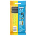 Gillette Guard With Platinum Coating Manual Shaving Razor 6 Blade For Men - Image 2