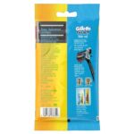 Gillette Guard With Platinum Coating Manual Shaving Razor 12 Blade For Men - Image 2