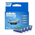 Gillette Mach 3 Smoothest Most Comfortable Pack Of 6 Razer Blades For Men