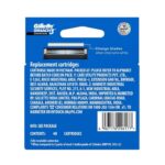 Gillette Mach 3 Charcoal Pack Of 4 Razer Blades For Men - Image 8