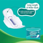 Whisper Maxi Fit L Wing Sanitary Pads 15 Pads - Image 2