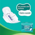 Whisper Maxi Fit L Wing Sanitary Pads 15 Pads - Image 4