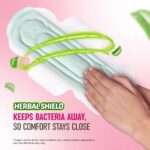 Sofy Anti Bacteria Keep Skin Dry Hygienic Herbal Shield Sanitary Pads XL 14 Pads - Image 5