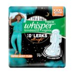 Whisper Ultra Bindazzz All Nights Sanitary Pads XXXL 20 Pads