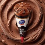 Dairy Day Belgian Chocolate Cone Ice Cream 120ml - Image 2