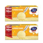 Dairy Day Alphonso Mango Ice Cream Buy 1 Get 1 Free 700ml