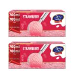 Dairy Day Strawberry Ice Cream Buy 1 Get 1 Free 700ml