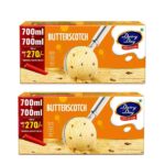 Dairy Day Butterscotch Ice Cream Buy 1 Get 1 Free 700ml