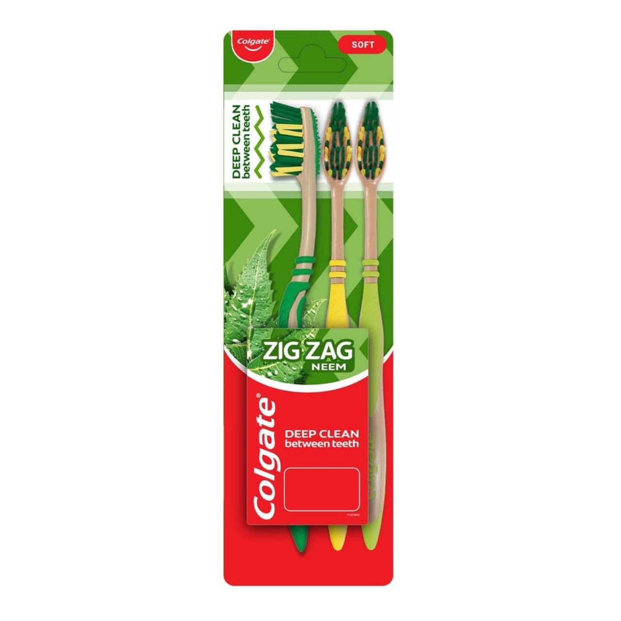 2026/05/1000518619.jpg Colgate Zig Zag Neem Soft Toothbrush Pack Of 3 - Image 1