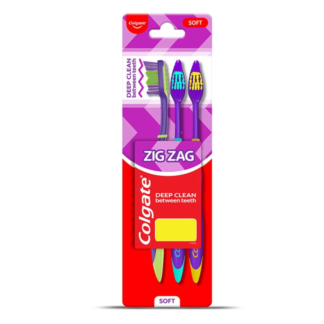 2026/05/1000518628.jpg Colgate Zig Zag Soft Toothbrush Pack Of 3 - Image 1