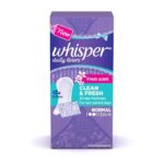 Whisper Daily Liners Clean Fresh Scent Normal 20N