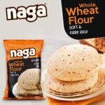Naga Whole Wheat Chakki Atta Flour 1kg - Image 2